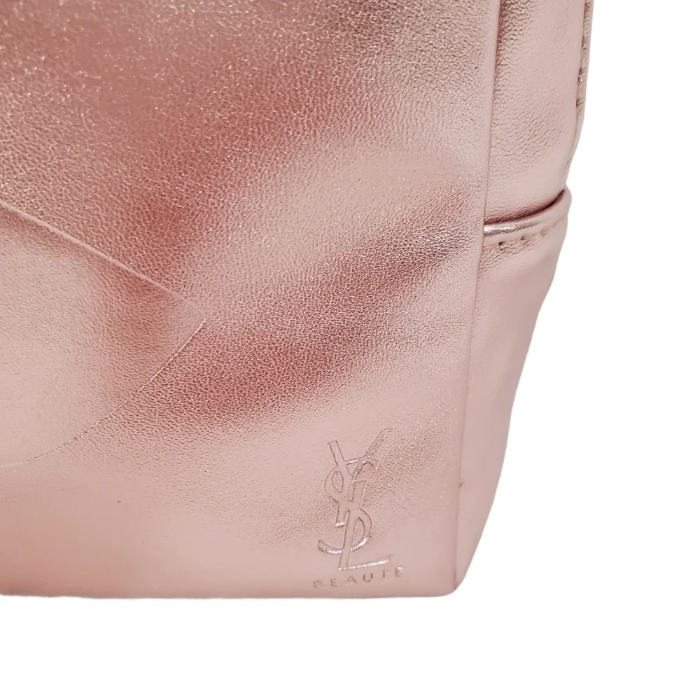 Yves Saint Laurent YSL Pink Shimmer Costmetic Bag Like New